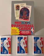 1989 HOOPS Lot of 45 Unopened Old Vintage NBA Cards in Sealed Packs NEW MJ PULLS