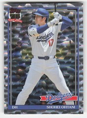 2026 Topps 75 Series 2 Shohei Ohtani Dodgers 1991 Crackle Foil Insert #91B2-1 SP