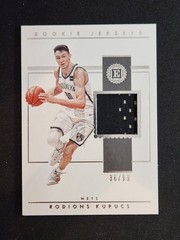 Rodions Kurucs 2018 Panini Encased Rookie Jerseys #RJ-RK /99 Brooklyn Nets
