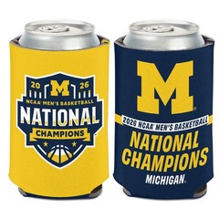 Michigan Wolverines Wincraft 2026 Basketball National Champions 12oz Can Coolie