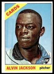 1966 Topps #206 Alvin Jackson BASEBALL St. Louis Cardinals