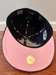 Cleveland Indians Chief Wahoo 1954 ASG New Era 59Fifty Fitted Hat Navy-Pink UV