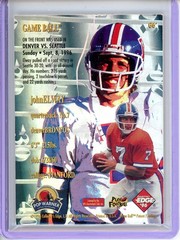 John Elway Game Ball 1996 Collector’s Edge Advantage #G6