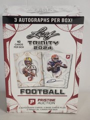 2024 LEAF Trinity Football Pristine Factory Sealed Box * 3 Autographs per box