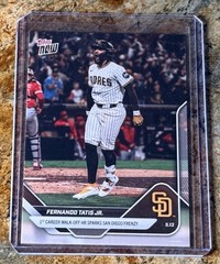 2025 Topps Now Fernando Tatis Jr. #174 1st Career Walk-Off HR Padres