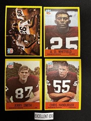 1967 Philadelphia Football Cards 1-198 (P-NM) – You Pick – Complete Your Set