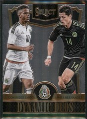 2015-16 Panini Select #11 Giovani Dos Santos / Javier Hernandez Dynamic Duos