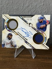 2025 Topps Diamond Icons Prince Fielder Dual Team Auto Relic Jersey #/25
