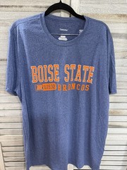 Captivating Boise State Broncos Blue/Orange XL T-Shirt Officially Licensed