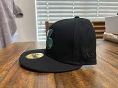 Montreal Expos Olympic Stadium Black Red Green Blue New Era Fitted 7 3/4 Serape