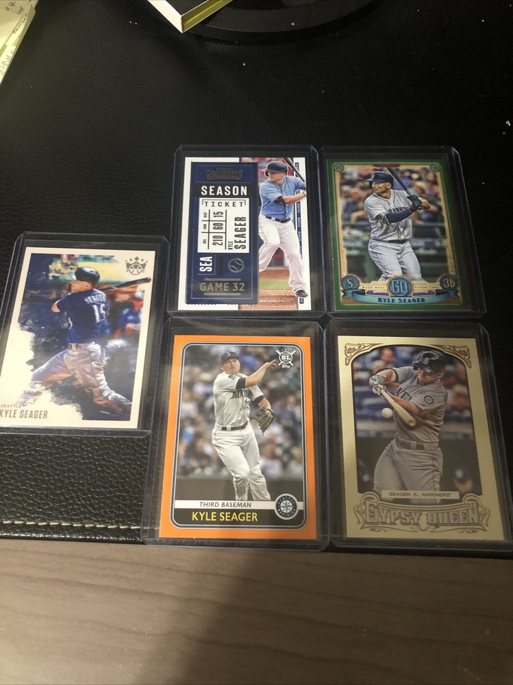 Kyle Seager Lot (5)🔥Various, See Description. Seattle Mariners🔥🔥🔥