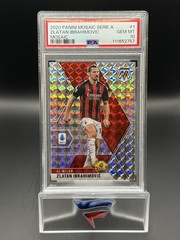 2020 PANINI MOSAIC ZLATAN IBRAHIMOVIC PSA 10 Milan Prizm Series A Sweden POP 2