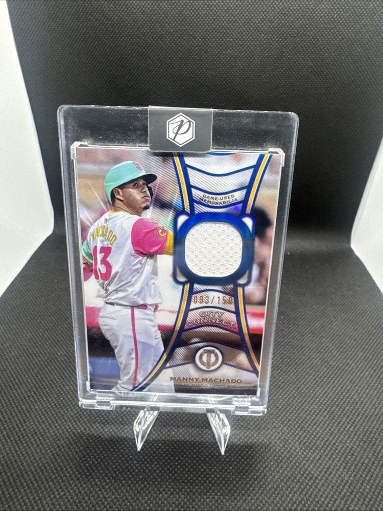 2025 Topps Tribute – Tributaries Blue TT-MM Manny Machado MEM /150