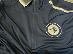 Fanatics Authentic Pro Winnipeg Jets 1/4 Zip Pullover Men’s Size: Large NWT
