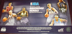 USA TODAY 2005 NBA HARDWOOD HEROES MEDALLION COLLECTION BOOKLET/FOLDER – EMPTY