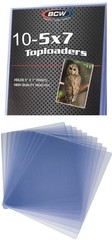 10 BCW Premium 5×7 Toploaders New Rigid Card Photo Storage Sleeves Collectibles