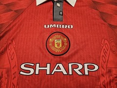MANCHESTER UNITED 1996 1998 VINTAGE FOOTBALL SOCCER JERSEY BOYS 13-14Y 164cm