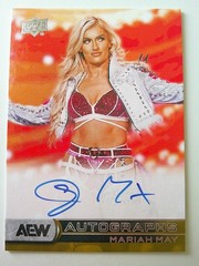 2025 SP Game Used AEW Mariah May 2024 Update UD Auto Autograph #AA-MM