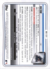 2020 Bowman Draft #BD131 Daxton Fulton – BB