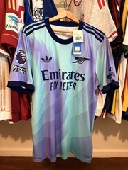BNWT Arsenal 24/25 – 2024/2025 3rd Third Jersey Shirt – Declan Rice – Large – L