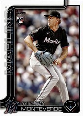 Patrick Monteverde 2025 Topps Update Baseball – #US211 Rookie – Miami Marlins