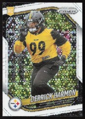 Derrick Harmon Rookie 2025 Panini Prizm White Disco #368 Steelers