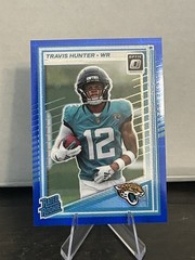 2025 Donruss Optic #201 Travis Hunter Blue Hyper