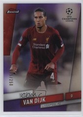 2019 Finest UEFA Champions League Purple Refractor /250 Virgil Van Dijk #45 11nt