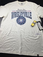 47 Brand Chicago Cubs Wrigleyville T-Shirt Men’s Large White NWT MLB #1022