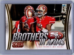 2014 Score Brothers in Arms Gold #BA-27 San Francisco 49ers NM+
