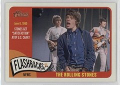 2014 Topps Heritage News Flashbacks The Rolling Stones Mick Jagger #NF-TRS 4r2