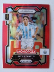 RED Parallel PRIZM Monopoly 2026 USA # 1 -# 100 Panini FIFA World Cup Pick