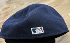 New Era New York Yankees Hat Cap 7 1/8 Authentic Collection Made In USA Blue