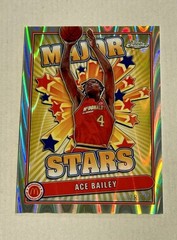 2024 Topps Chrome McDonald’s Ace Bailey Major Stars Gold RayWave # /50 #SES-AIB