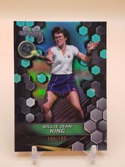 2024 Topps Graphite – Billie Jean King #84 Aqua Refractor /199