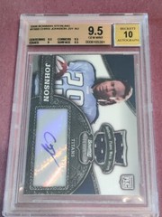 2008 Bowman Sterling CHRIS JOHNSON #156 Jersey Auto Rookie RC BGS 9.5 GEM MINT