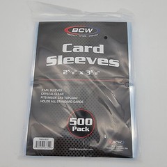 500 BCW Card Sleeves | Standard Size 1-SSLV-500 | 1 Pack of 500