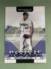 Brandon Backe Rookie 2002 Donruss Tampa Bay Devil Rays #153 LL74