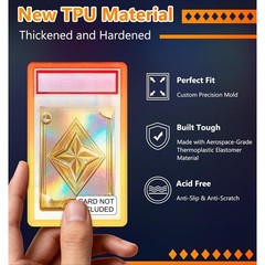 HOT Hard TPU Gradient Slab Bumper Guard Edge Protector Frame For PSA Graded Card
