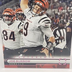 2022 Chronicles Football Joe Burrow PH-2 Photogenic Pink Bengals