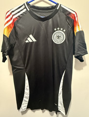 adidas Germany National Team Soccer Jersey Black White Red Yellow