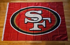 San Francisco 49ers Double Sided 4×6 Flag FREE Shipping!!