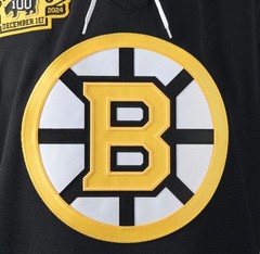 BOSTON BRUINS FANATICS BLANK AUTHENTIC PRO CENTENNIAL GAME JERSEY – SIZE 54 MiC