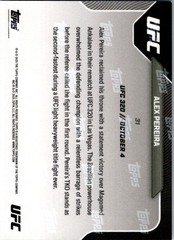 Alex Pereira Base Topps Now UFC 31 NM