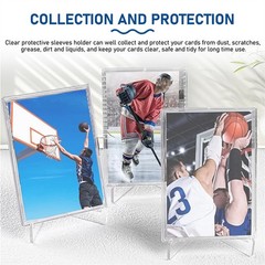 5-100Pcs Card Holder For Baseball Trading Sports Cards 35PT Hard Case Protector