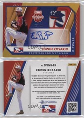 2021 Panini Elite Extra Edition Gold 5/10 Edwin Rosario #DPLMS-ER Auto 11pj