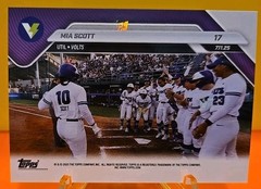 2025 AUSL Topps NOW Mia Scott RC #17 “1st Pro Home Run” Volts Rookie
