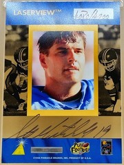 Scott Mitchell Autograph 1996 Laserview Inscriptions /4900 Detroit Lions
