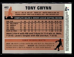 2006 Topps #22 Tony Gwynn Rookie of the Week Card San Diego Padres