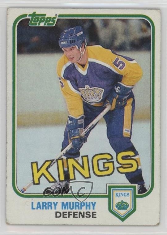 1981-82 Topps Larry Murphy #100W Rookie RC HOF 0t2